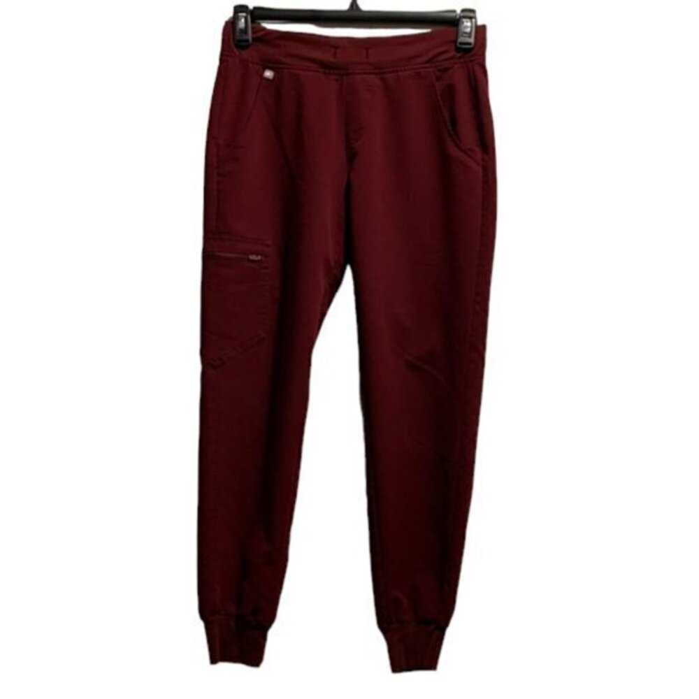 Figs Burgundy Zamora Jogger Scrub Pharmacist Surgeon Nurse Doctor Small #7232